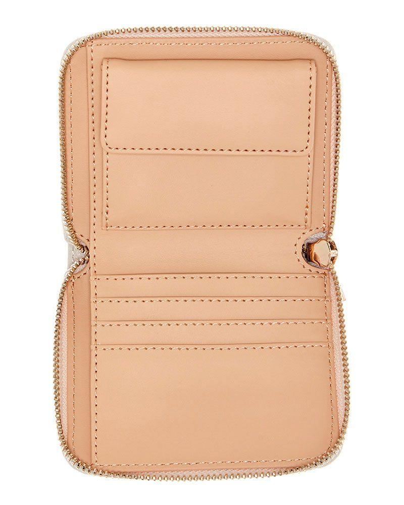 Billetera Idra Slg Small Zip Around Blanco-2