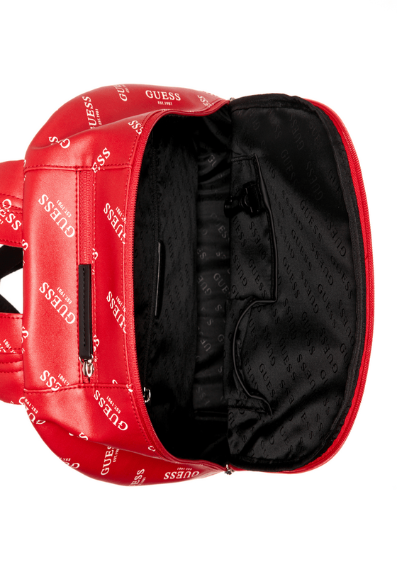 Mochila Guess Hombre Originals Backpack Rojo.-2