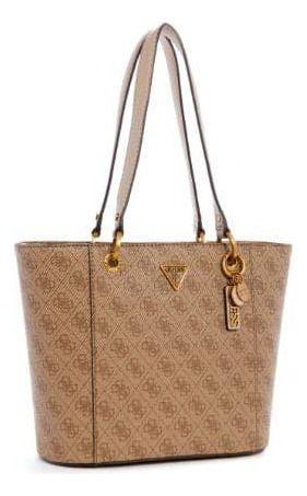 Cartera Guess Mujer Noelle Small Elite Tote Café.-1