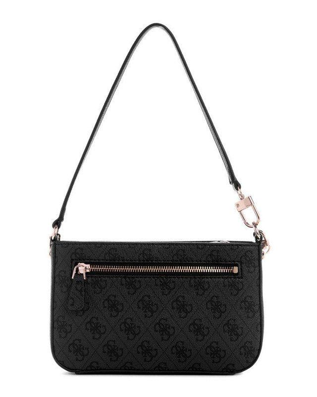 Cartera Guess Mujer Noelle Mini Top Zip Shoulder Gris oscuro-2