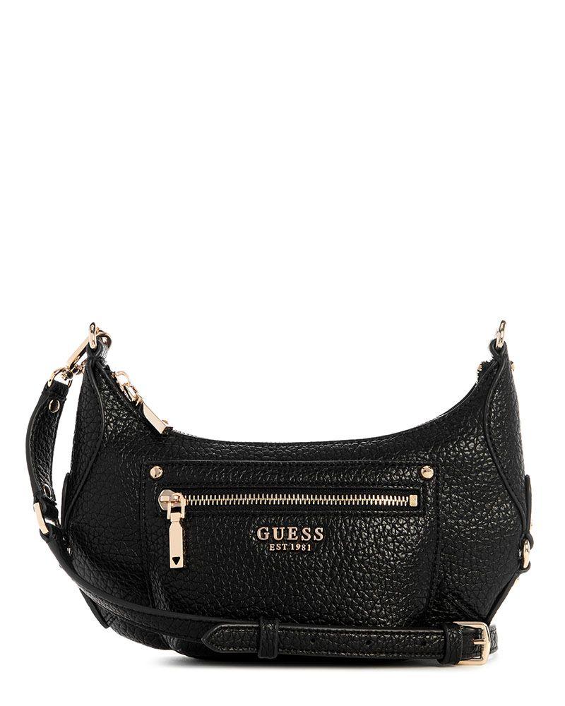 Mini Cartera Guess Mujer Marsha Mini Crossbody Negro-0