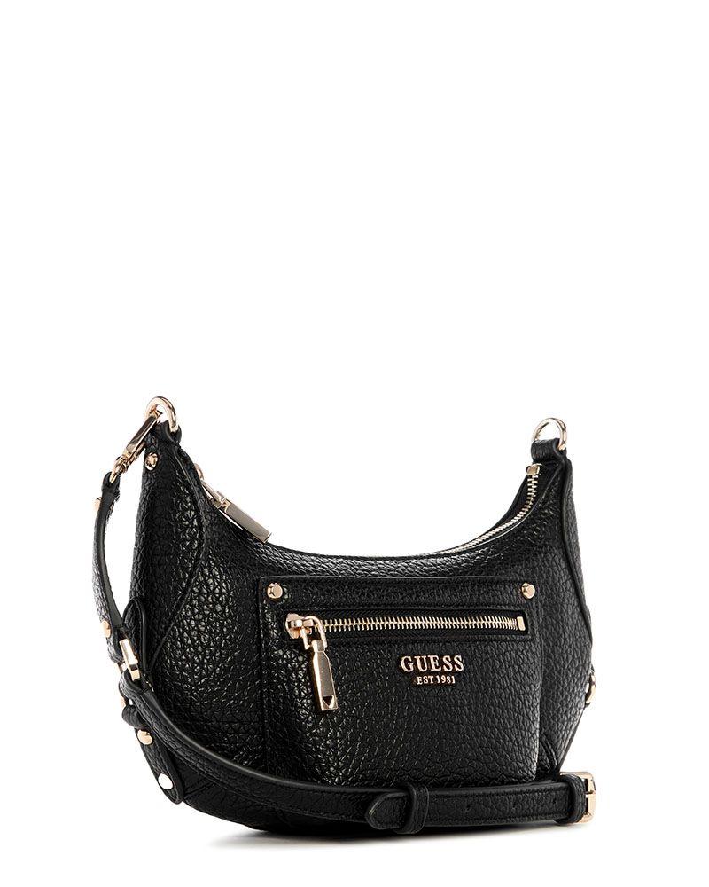 Mini Cartera Guess Mujer Marsha Mini Crossbody Negro-3