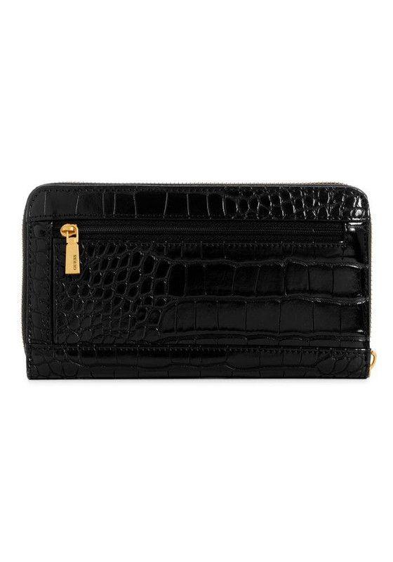 Billetera Guess Mujer James Slg Large Zip Around Negro-3