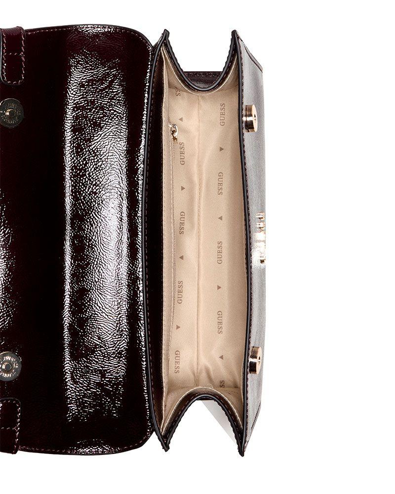 Cartera Guess Mujer Cirene Handle Flap Burdeo-3