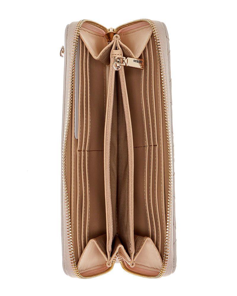 Billetera Laurel Ii Slg Large Zip Around Crema -2