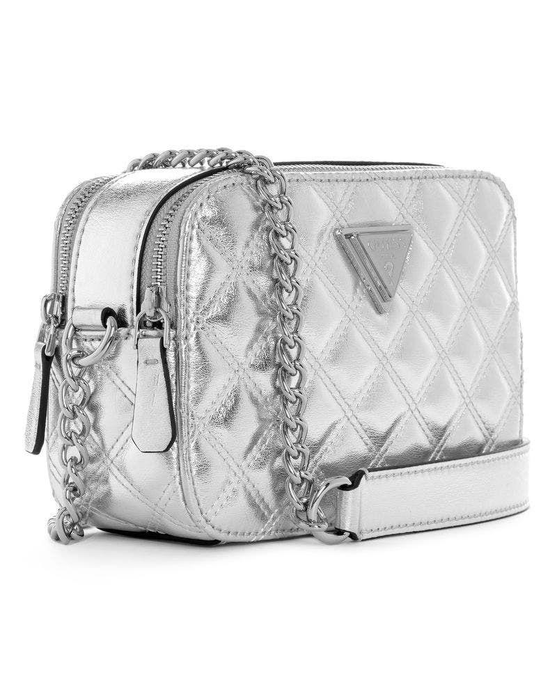 Cartera Guess Mujer Giully Camera Bag Plata-1
