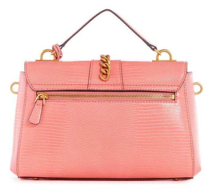 Cartera Guess Mujer Tiberia Top Handle Flap Rosado-2