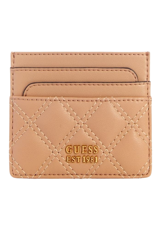 Billetera Guess Mujer Giully Slg Card Holder Beige-0