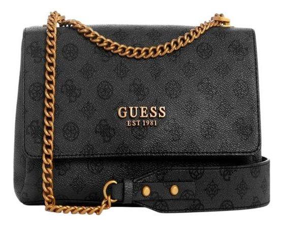 Cartera Guess Mujer Fynna Convertible Crosbdy Flap Negro-0