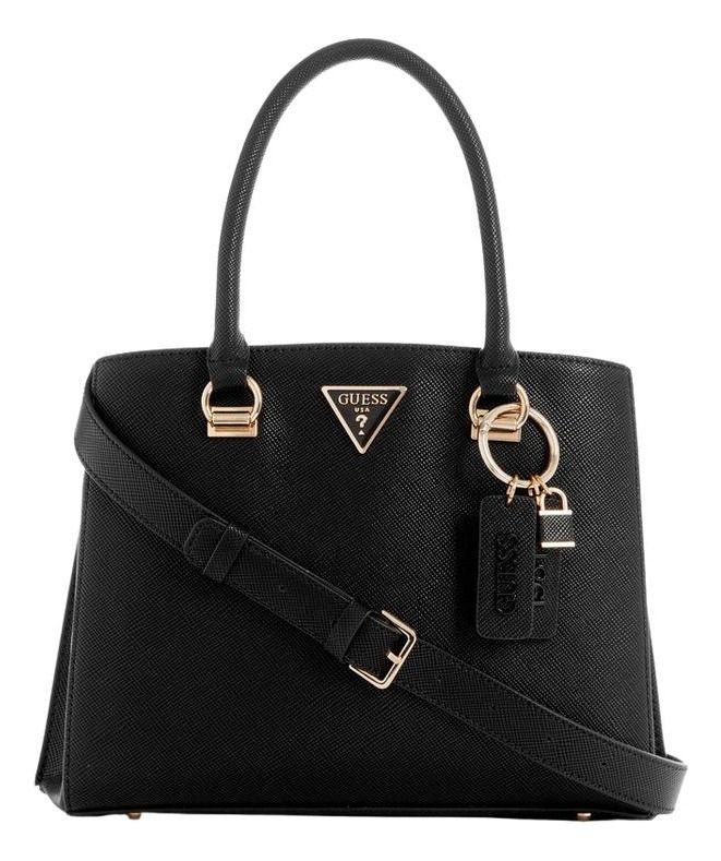 Cartera Guess Mujer Noelle Girlfriend Satchel Negro-0
