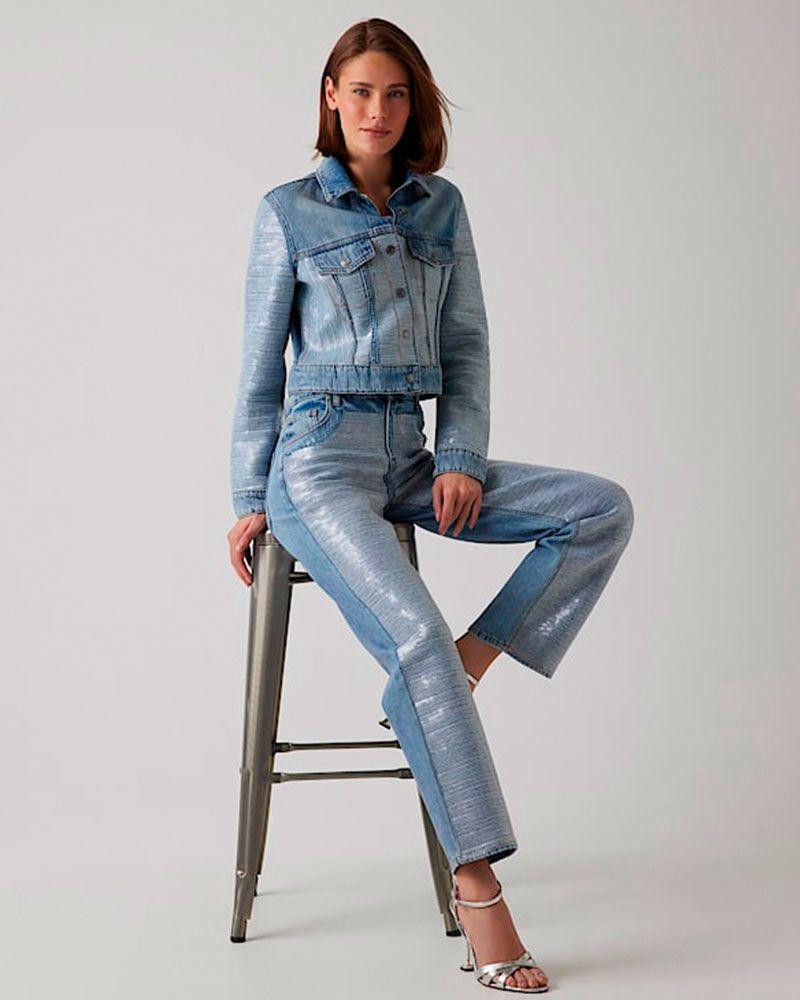 Jeans Guess Mujer Jil Boyfriend Azul-1