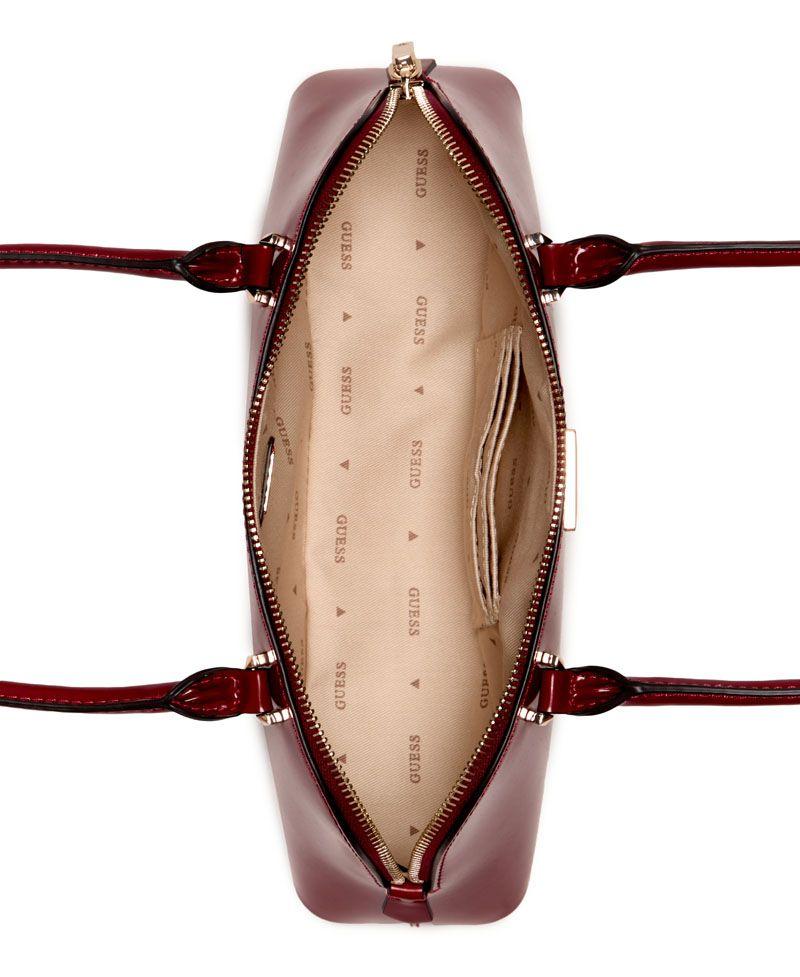 Cartera Guess Mujer Arnela Shoulder Satchel Rojo-3