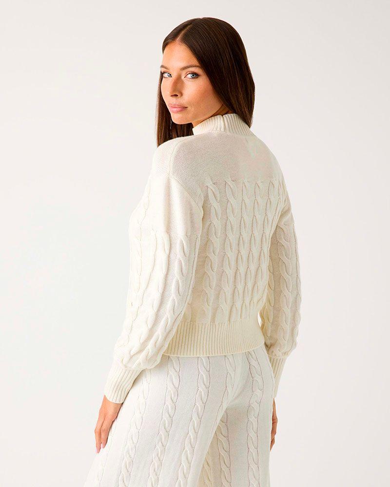Sweater Ls Tn Elsa Blanco Mujer-1
