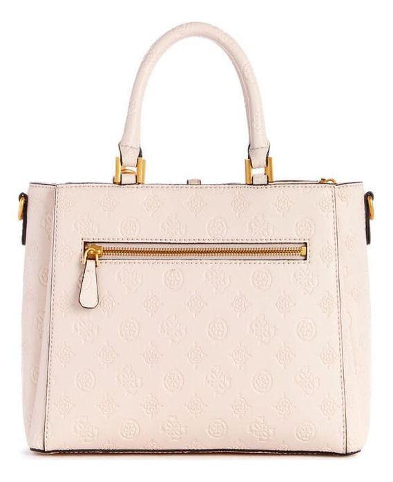 Cartera Guess Mujer James Logo Girlfriend Satchel Rosado-2