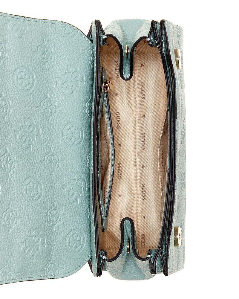 Cartera Guess Mujer Cresidia Ii Cnvrtbl Xbody Flap Celeste-3