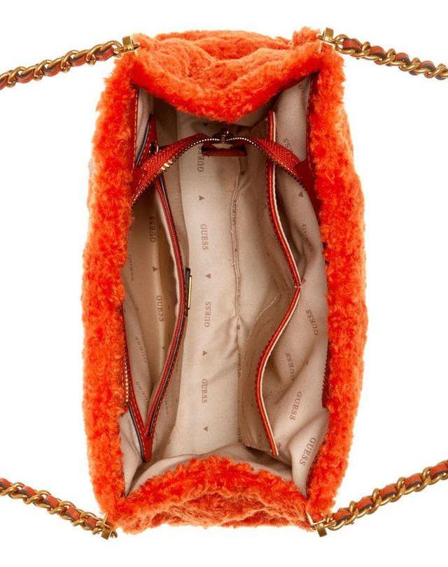 Cartera Guess Mujer Maranta Small Shoulder Satchel Naranja-3