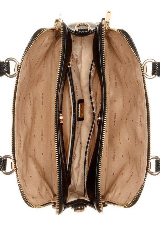 Cartera Guess Mujer Brynlee Small Status Satchel Negro-3