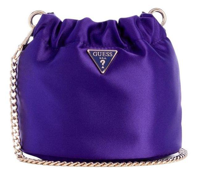Mini Cartera Guess Mujer Velina Pouch Morado-0