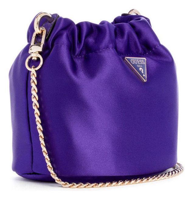 Mini Cartera Guess Mujer Velina Pouch Morado-1