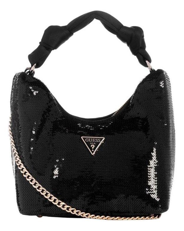 Cartera Guess Mujer Velina Hobo Negro-0