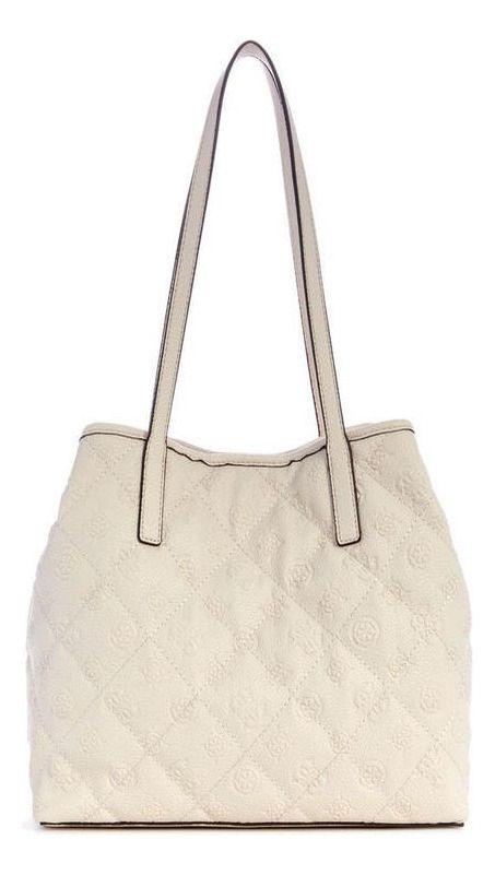 Cartera Guess Mujer Vikky Tote Crema-2