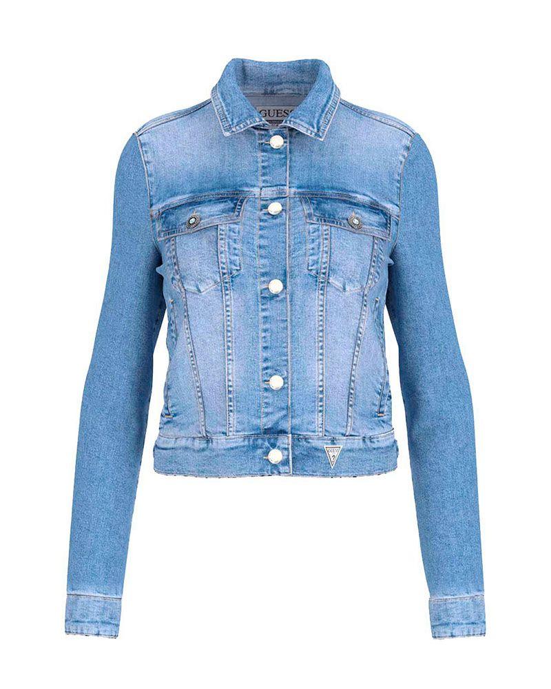 Chaqueta Guess Mujer Delya Trucker Denim-2