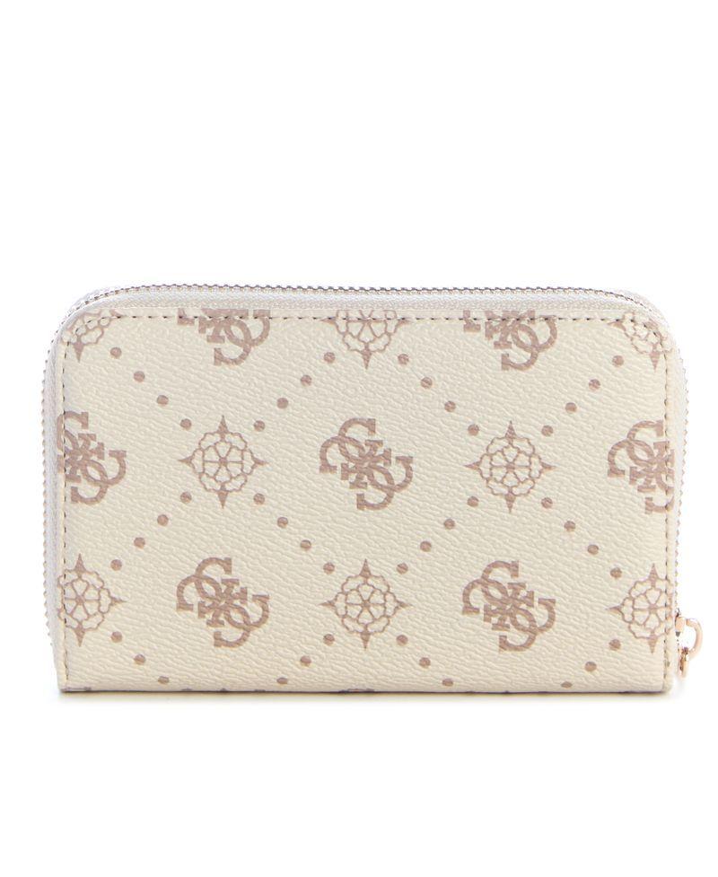 Billetera Emelie Logo Slg Med Zip Around Beige-1