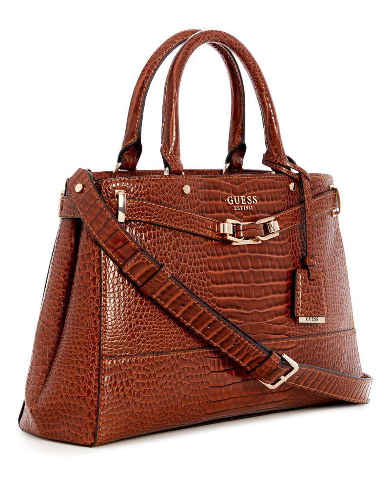 Cartera Silvye Luxury Satchel Marrón O-1