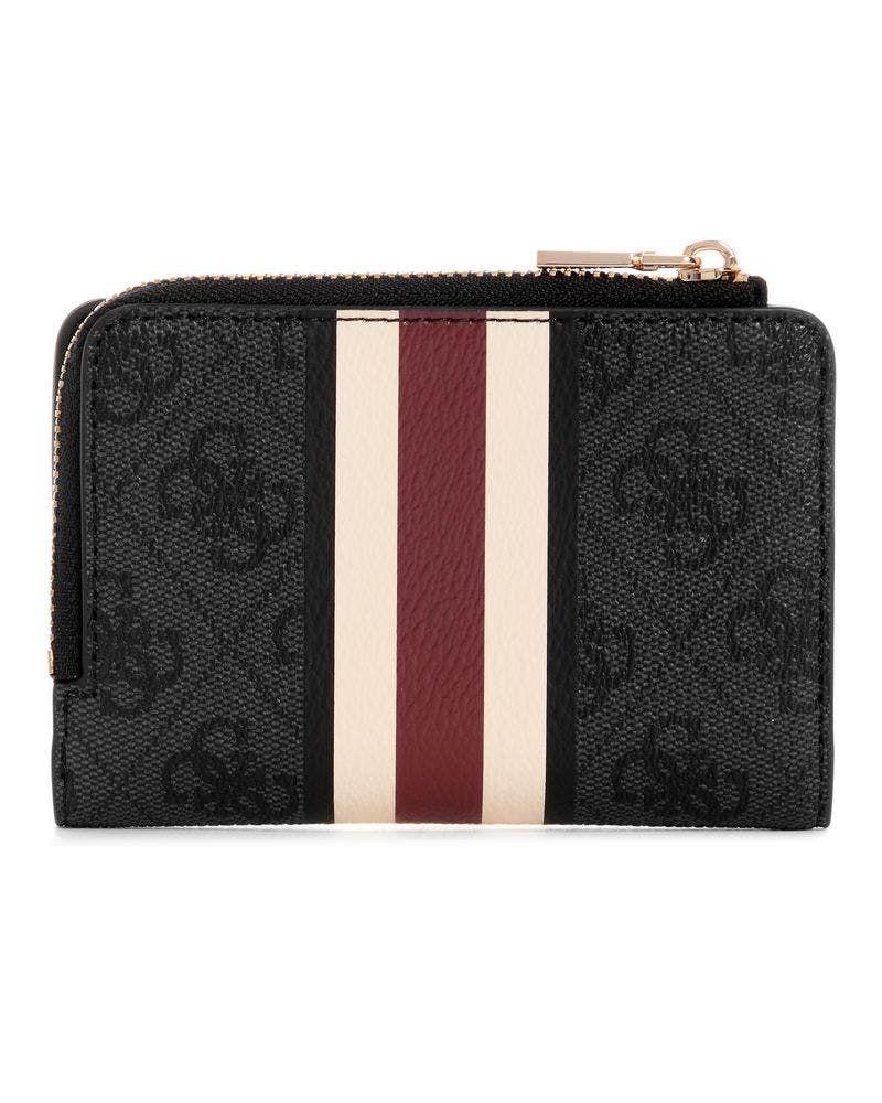 Billetera Guess Mujer Laurel Slg Zip Arnd Card Case Gris-1