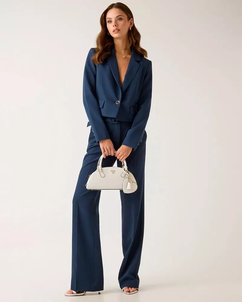 Blazer Leila Single Breast Crop-1