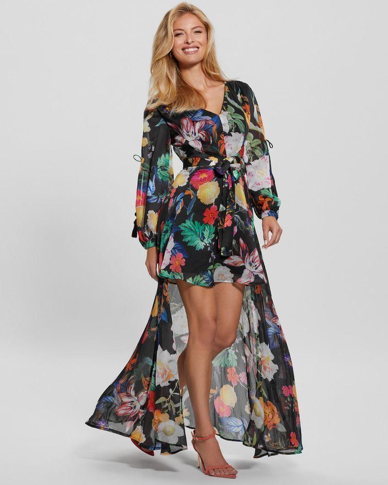 Vestido Guess Mujer Ls Farrah Dress Surtido-3