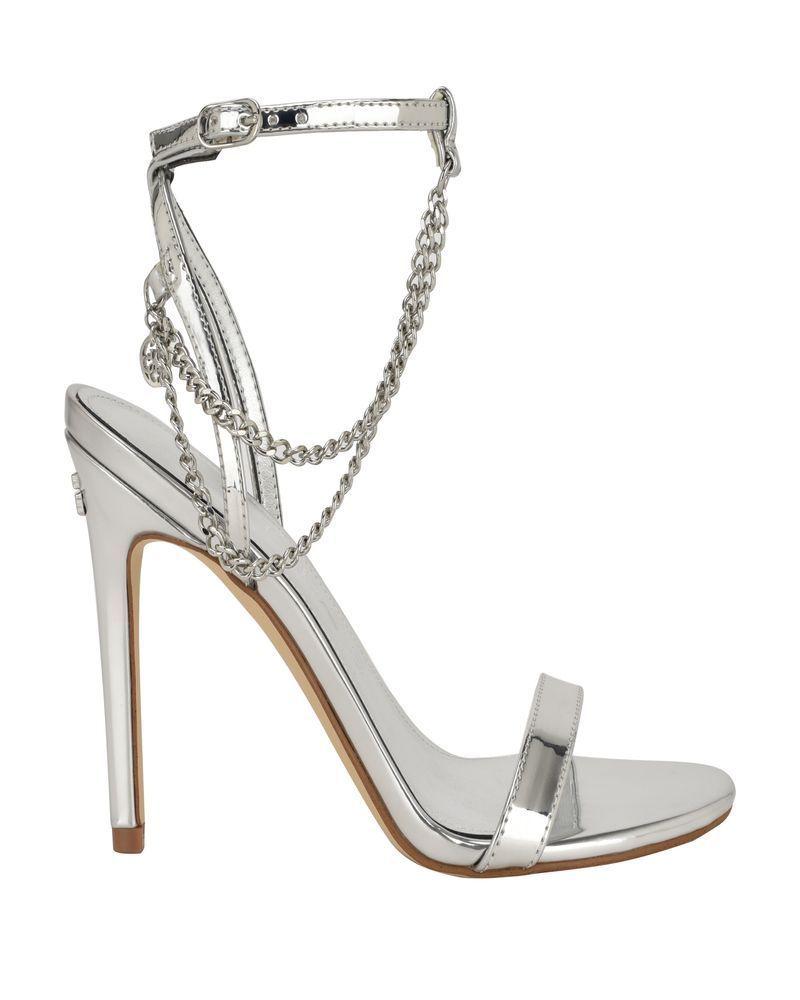 Sandalias Guess Mujer Footwear Gwmiamy Plata-2