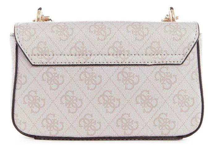 Mini Cartera Guess Mujer Didi Mini Crossbody Flap Crema-2