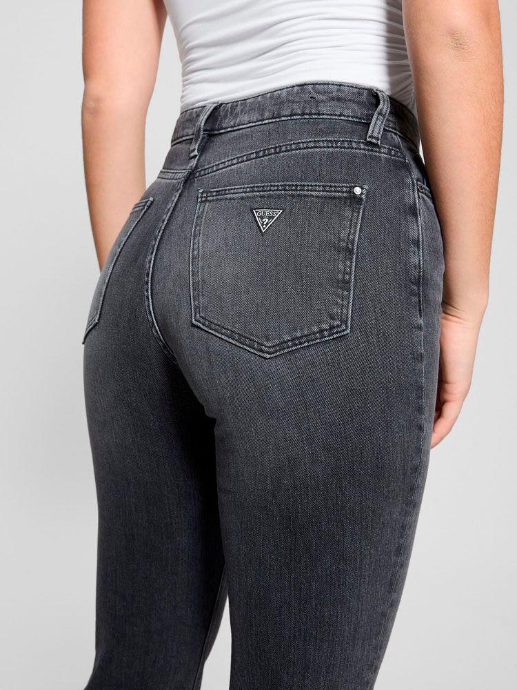 Jeans Guess Mujer 80S Straight Gris-4