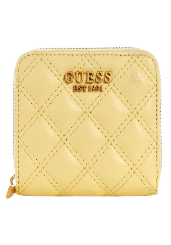 Billetera Guess Mujer Giully Slg Small Zip Around Amarillo-0