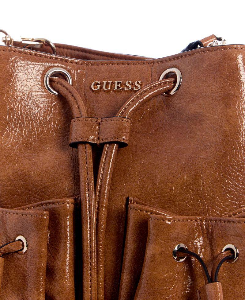Cartera Theodora Drawstring Bucket Marron-2