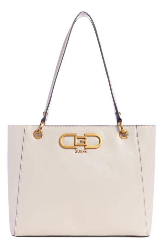 Cartera Guess Mujer Fleet Noel Tote Crema-0