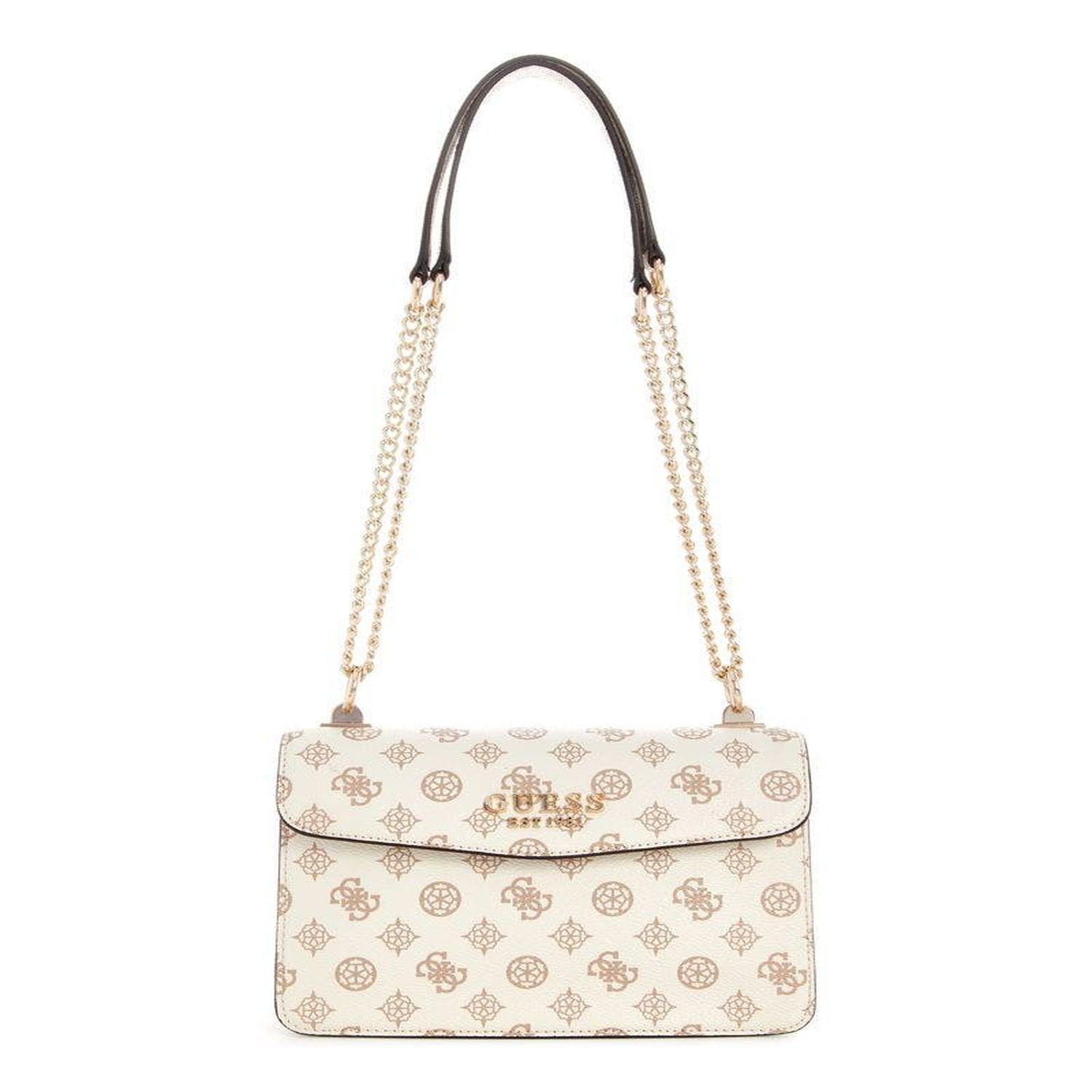 Cartera Guess Mujer Evelune Convertible Xbody Flap Blanco-0