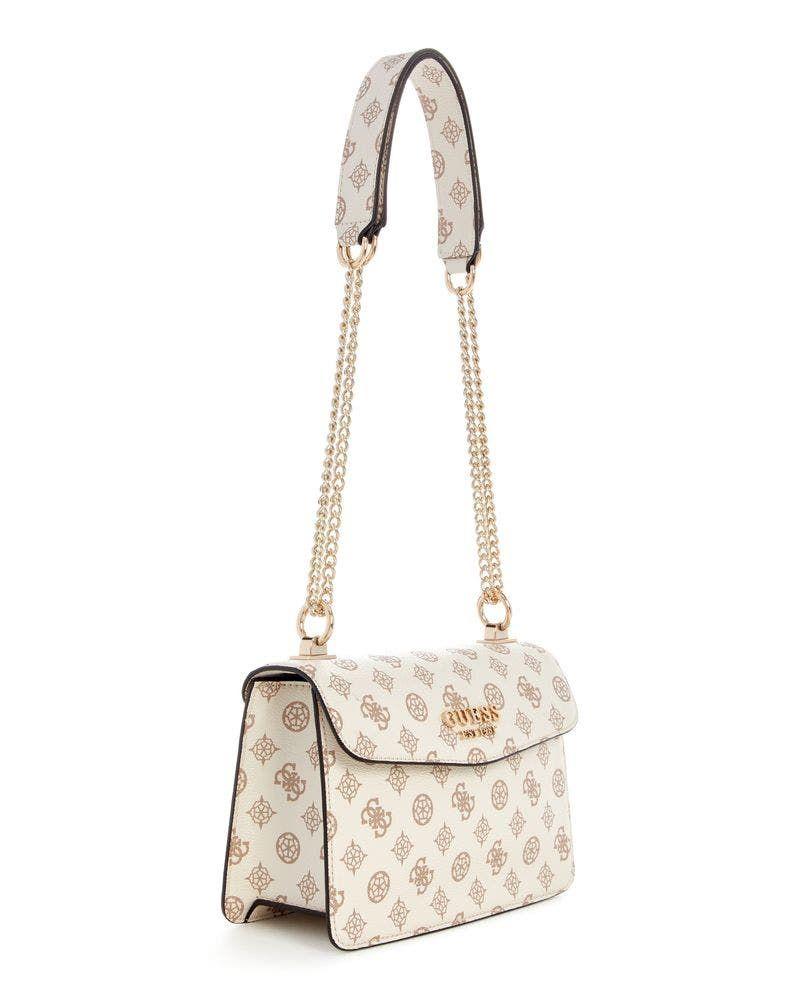 Cartera Guess Mujer Evelune Convertible Xbody Flap Blanco-1