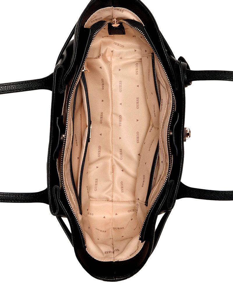 Cartera Guess Mujer Yesba Grlfrnd Shoulder Satchel Negro-3