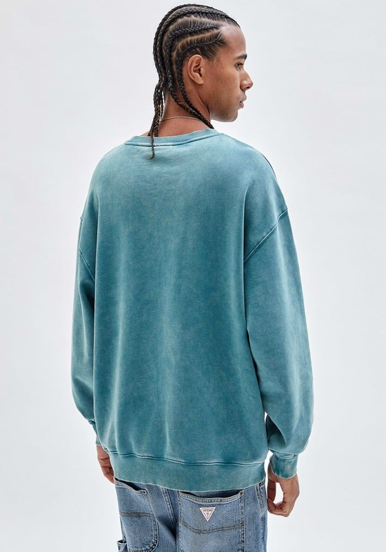 Poleron Guess Hombre Activewear Tops Azul-3