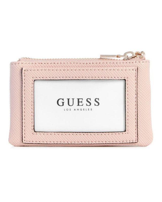 Billetera Guess Mujer Brynlee Slg Zip Pouch Crema-1