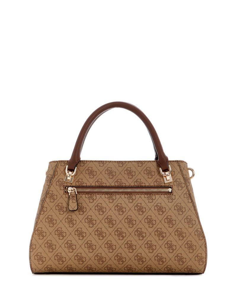 Cartera Noelle Ii Luxury Satchel Café Marrón-2