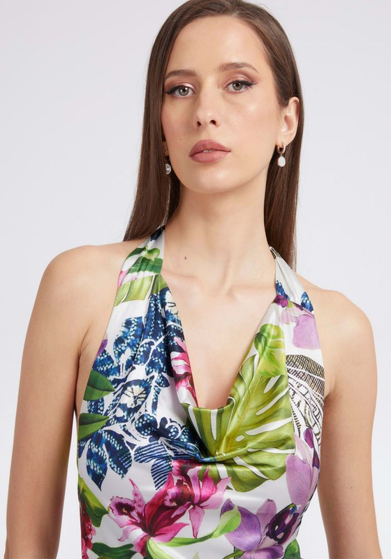 Blusa Guess Mujer SL Knit Tops Multicolor-4