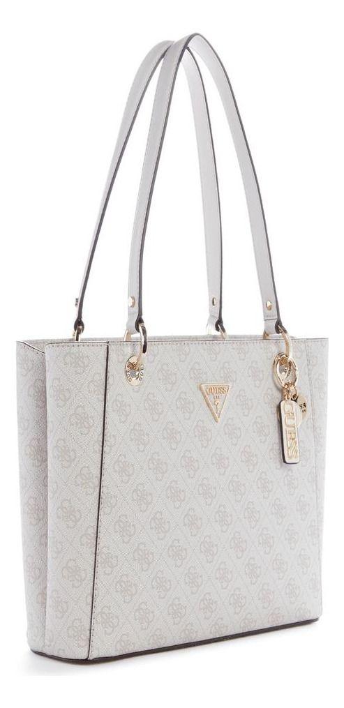Cartera Guess Mujer Noelle Small Noel Tote Crema-1