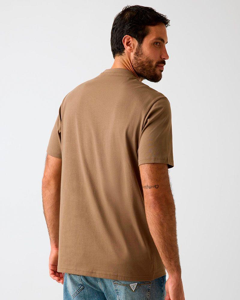 Polera Ss Cn Golden Triangle Tee Marrón-2