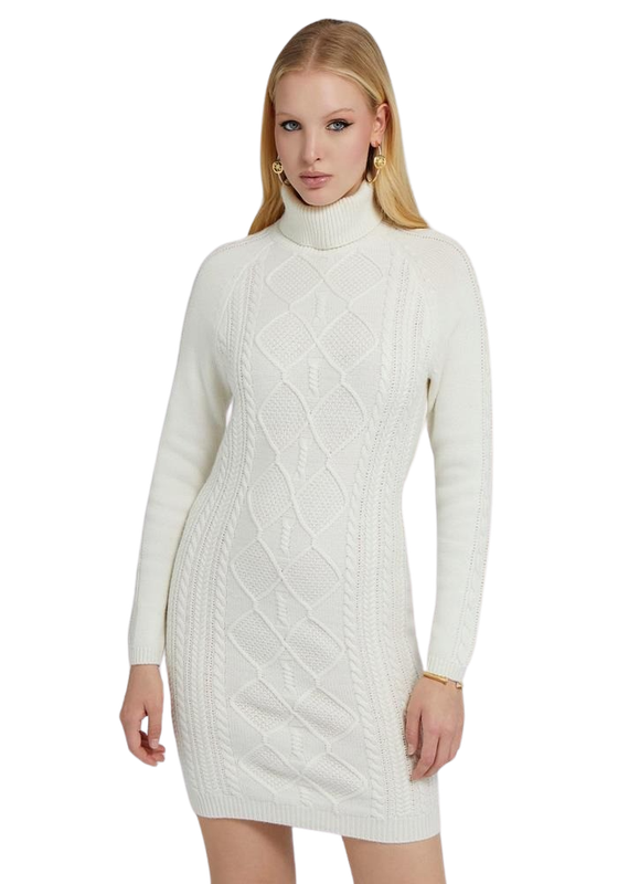 Vestido Guess Mujer Elisabeth Dress Sweater Blanco-0