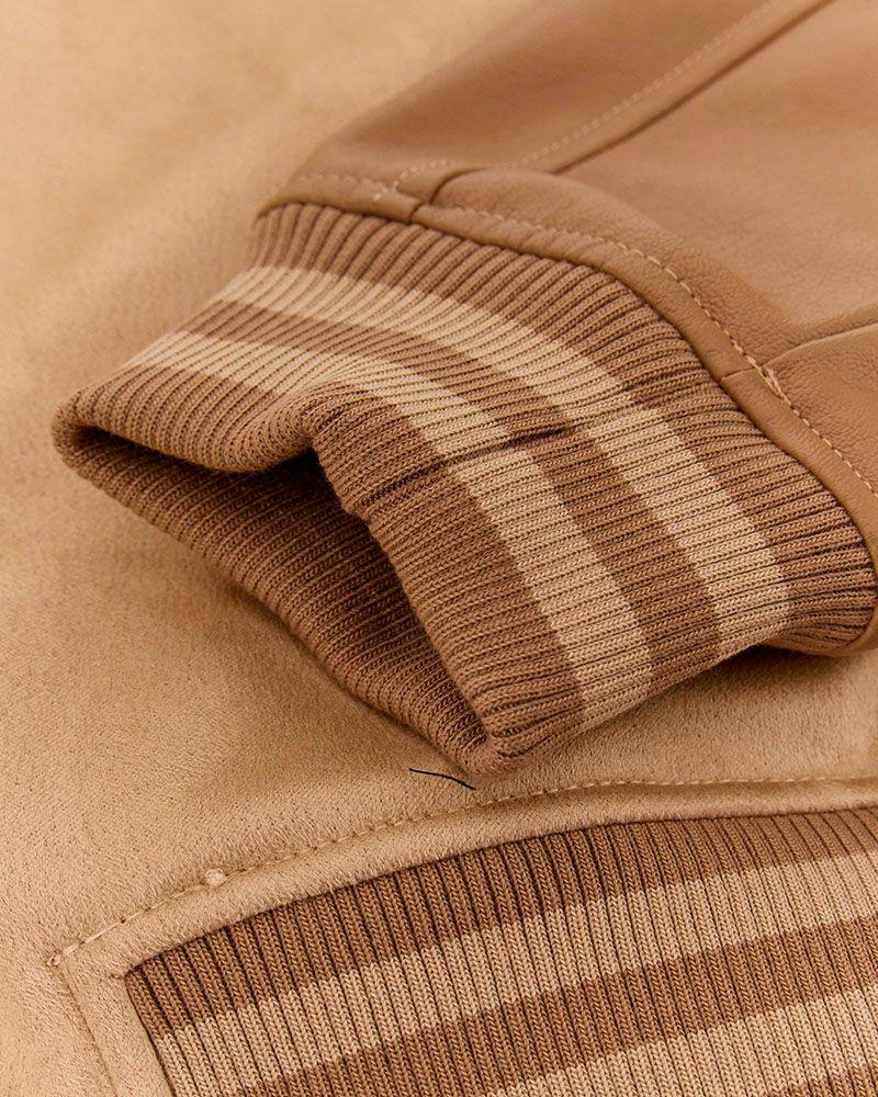 Chaqueta Guess Hombre Varsity Bomber Café-5