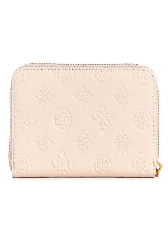 Billetera Guess Mujer James Logo Slg Medium Zip Arnd Rosado-1