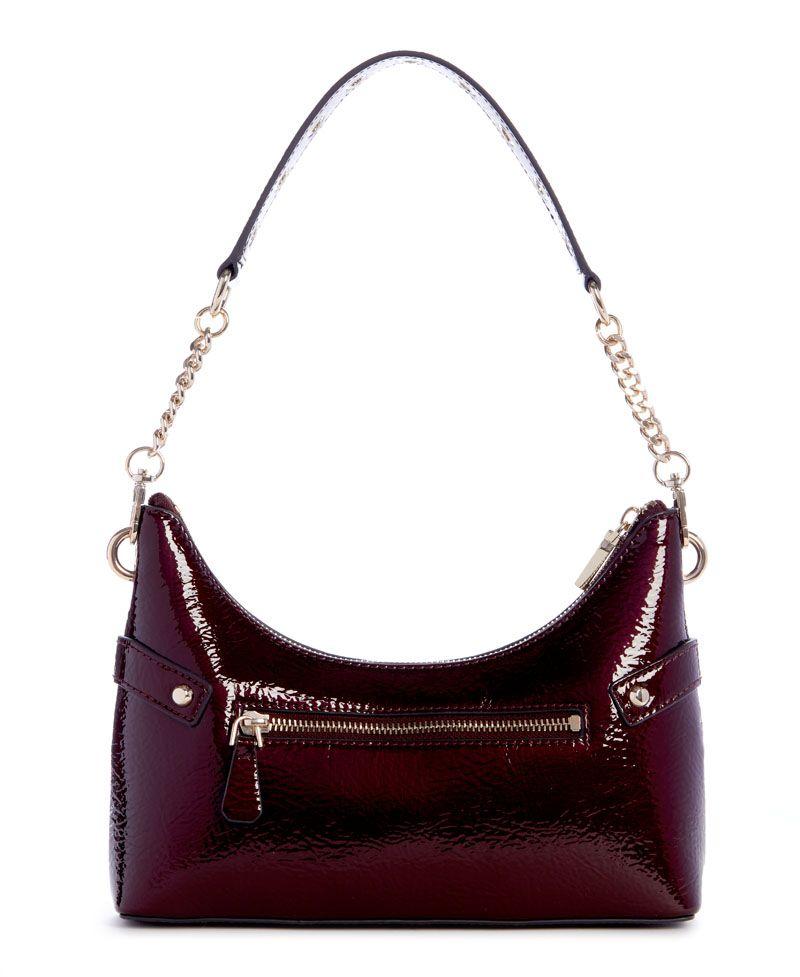 Cartera Guess Mujer Trissa Top Zip Shoulder Bag Burdeo-2